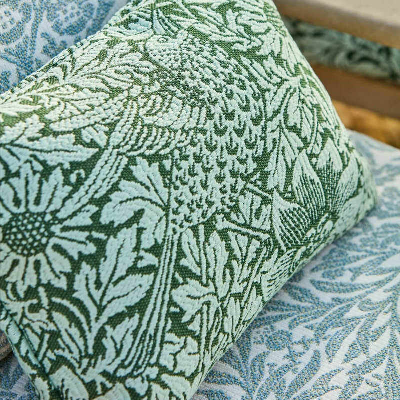 Bird & Anemone Weave, Teal