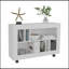 Console console, 5 tablettes, 4 roulettes-118037703
