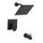 Wall Mounted Shower System With Tub Spout Single Handle Shower Faucet Set Brass Shower Trim Kit With Rough-In Valve-120195682