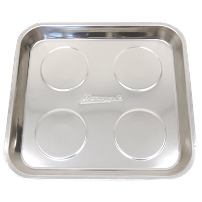 11" Square Stainless Steel Magnetic Tray