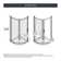OVE Decors Breeze 35 in. Round Shower Kit w/ Clear, Base
