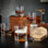 Ensemble de fumoir à whisky Muradif Black Diamond personnalisé - ensemble de 9 pièces Carraway