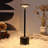 Black Table Lamp,Cordless Table Lamp,Portable LED Desk Lamp