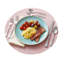 Ensemble de 4 napperons tressés rose-931086465