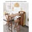 Luxury-Style Bamboo Wicker Rectangular Bar Table