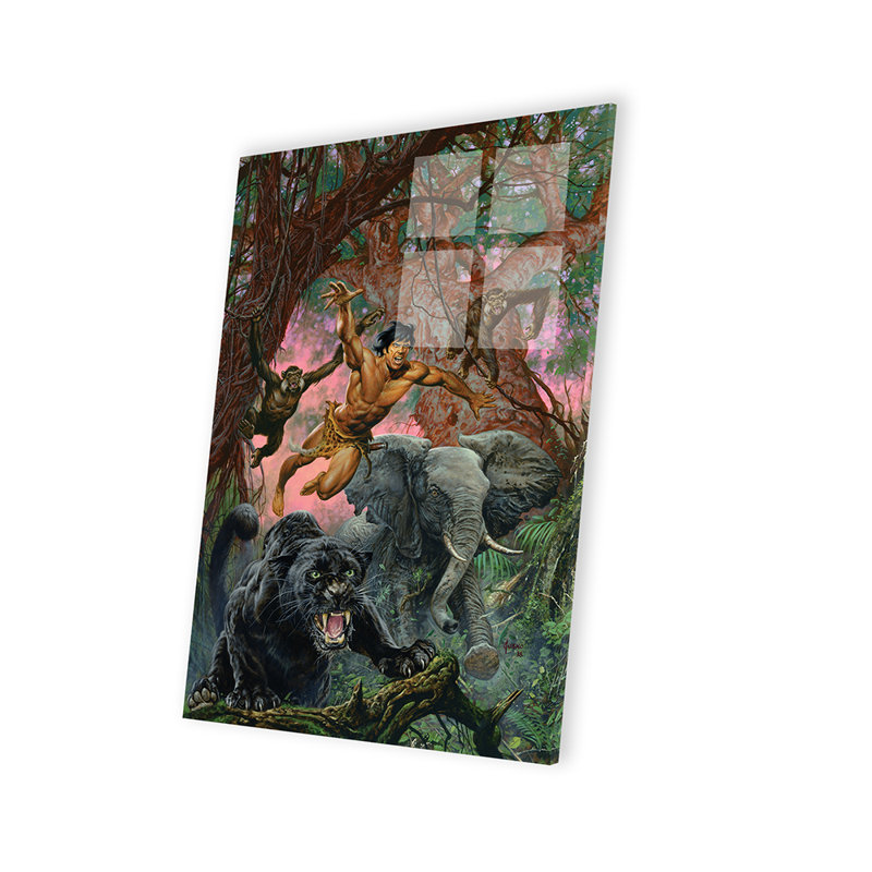 Les bêtes de Tarzan® sur plastique / acrylique par Joe Jusko, peinture
