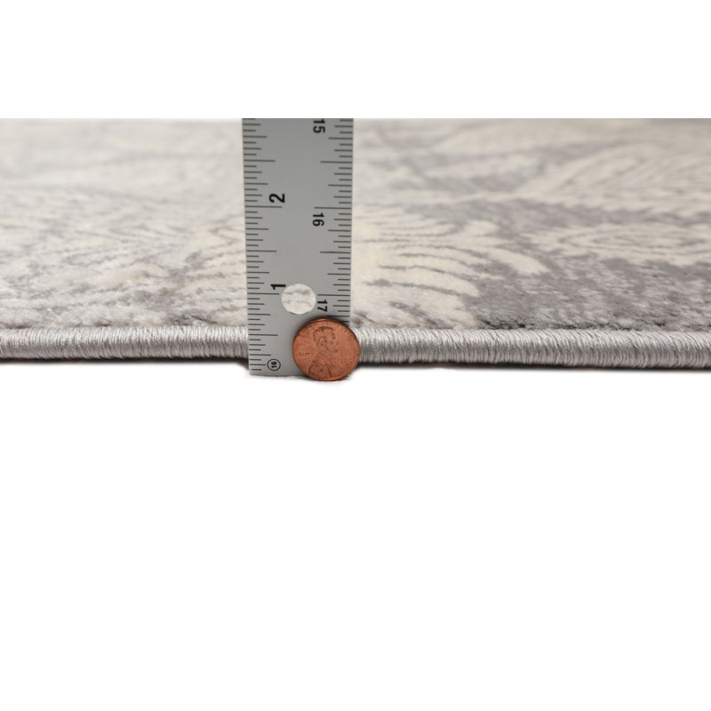 Tapis damassé beige, Rectangle 9 pi x 12 pi, Beige