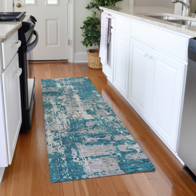 Tapis abstrait lavable à la machine de qualité supérieure Mayfield AMF1008