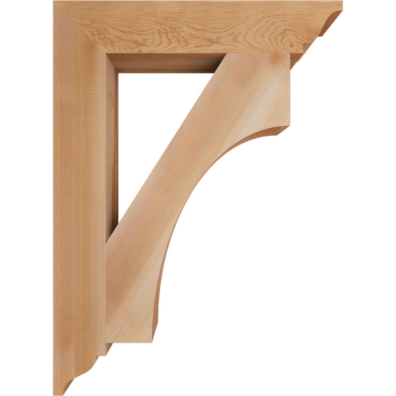 Support traditionnel l 3 3 1/2 po x P 22 po x H 30 po Westlake, Cèdre rouge de l'Ouest, Lisse, H 30 po x l 3,5 po x P 22 po