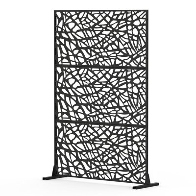 Freestanding outdoor indoor privacy screen
