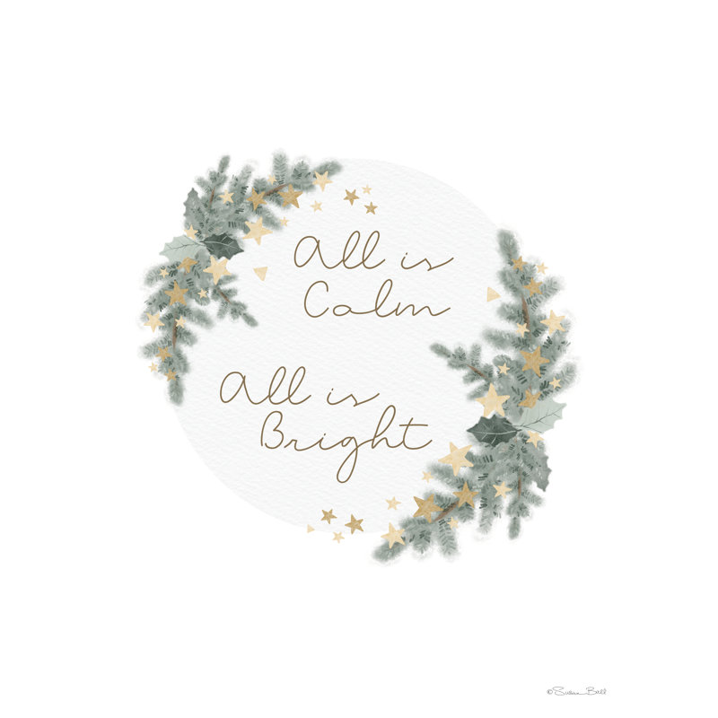 " All Is Calm Circle " by Susan Ball, 36" H x 24" W x 1.25"D