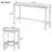 3 - Person Four Leg Dining Set-1043827641-1043827640
