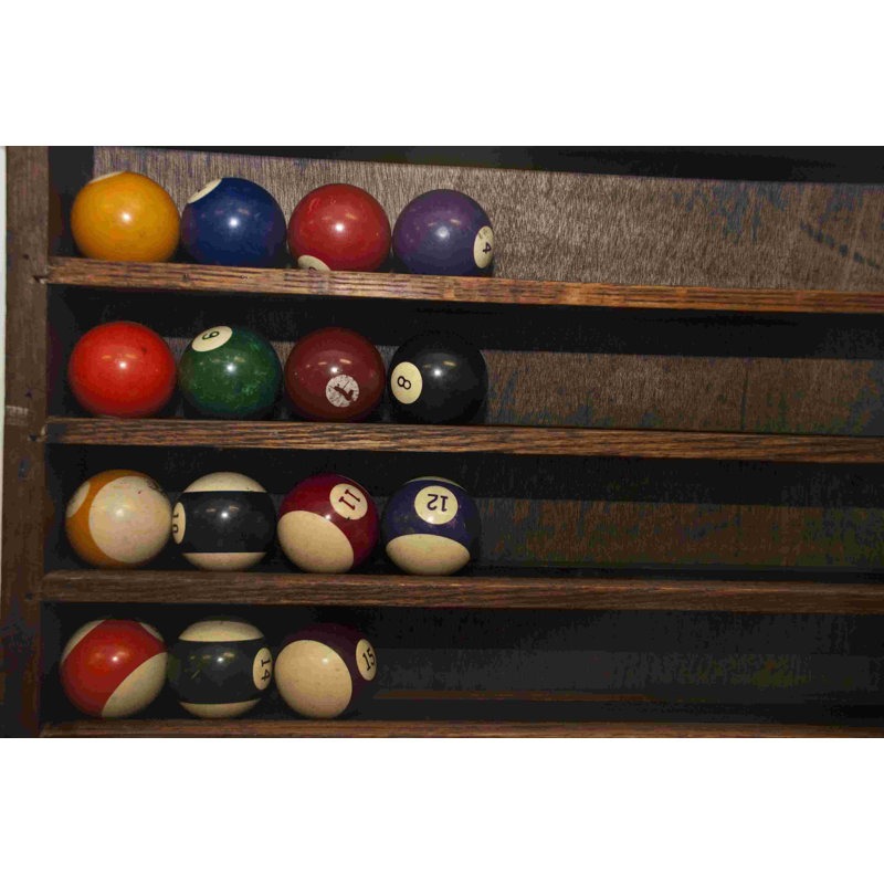 Pool Balls - Photographie sur toile tendue, H 8 po x l 12 po
