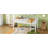 Low Loft Bed Twin Size With Ladder, Wooden Loft Bed For Kids, Junior, Young Teens, Pine Wood Twin Bed Frame, Space-Saving Design, No Box Spring Needed, Easy Assembly, White-1245536876