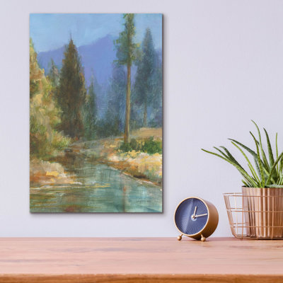 Art mural en verre «Western Pines» par Danhui Nai