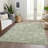 Machine Washable Indoor/Outdoor Chayden ACN1086 Aloe Rug-100138190