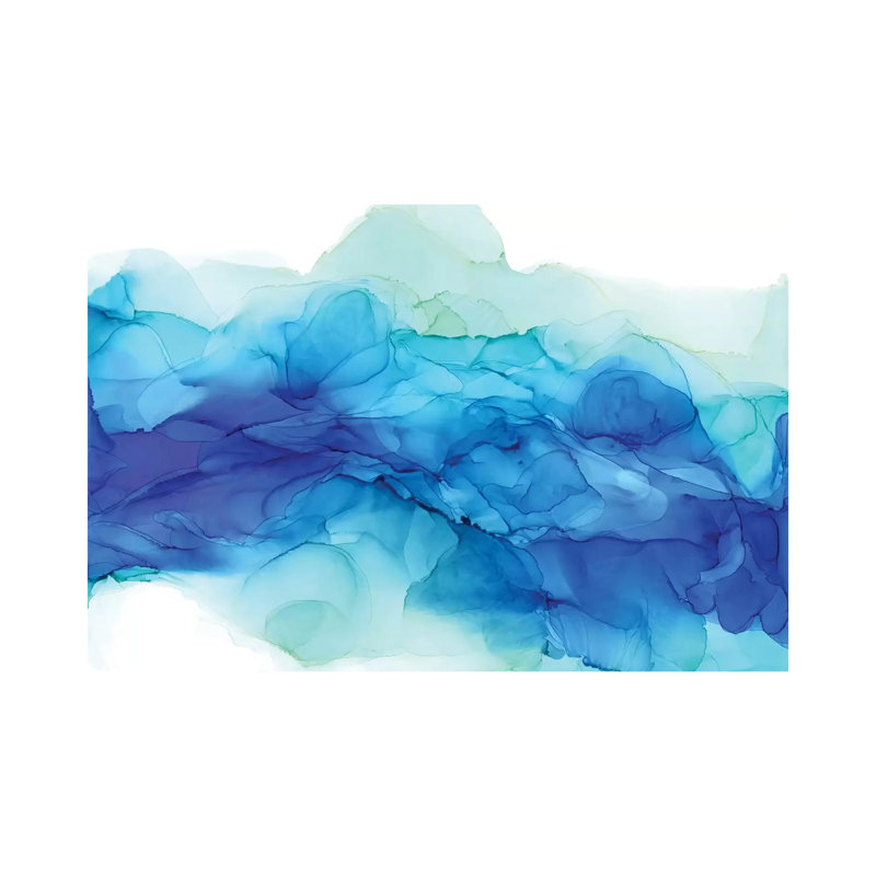 «Ocean Tides» par Elizabeth Karlson - reproduction d'art sur toile tendue, H 12 po x l 18 po x 1,5 po