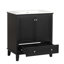Meuble-lavabo simple 18,3 po avec comptoir