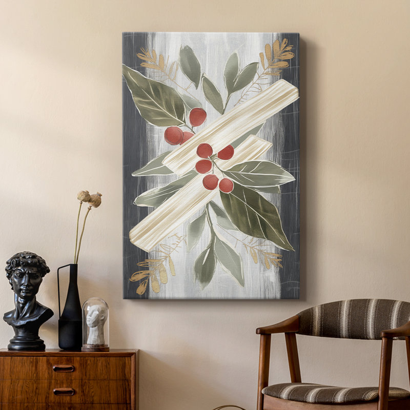 Art de Noël des Fêtes de Noël - galerie Cavas sur mesure, H 18 po x l 12 po