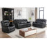 Denzer 3 - Piece Modern and Overstuffed Vegan Leather Power Reclining Living Room Set