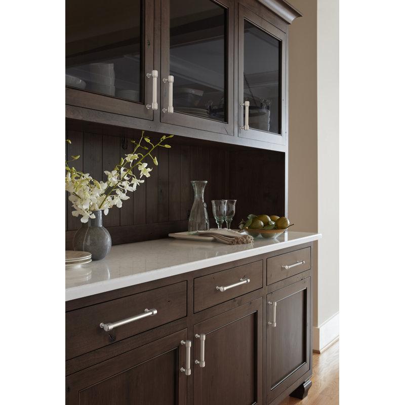 Poignée d'armoire Faircrest, 3 3/4", Nickel poli