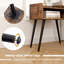 Table de chevet moderne Mid-Century avec tablettes ouvertes-625848012
