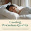 Comfydown Pillowcase For Twin Size Pillow, Breathable, 100% Cotton, 400-thread Count, Zipper Closure  - (twin) 20" X 26"-1115208542