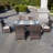 Ardala 6 - Person Wicker Patio Dining Set with Rectangular Table , Cushions Included-139898202