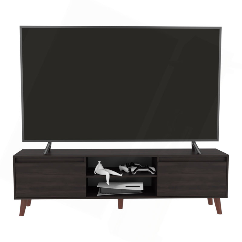 Meuble télé Elaine H 20,4 po, 2 portes, 2 tablettes, salon