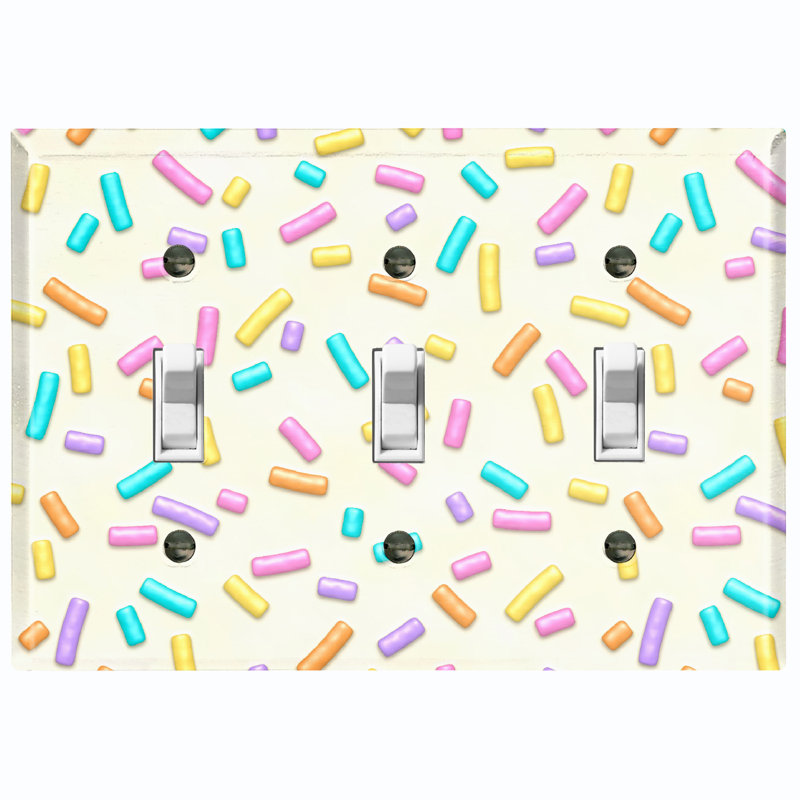Nature Themed 3 - Gang Toggle Light Switch Standard Wall Plate