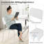 Ensemble de 4 chaises de salle à manger modernes avec dossier inclinable et pieds en métal robustes-1147356204