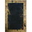 Tapis bleu antique en laine Art Deco