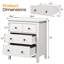 3-Drawer Nightstand, 27" Modern Wood Bedside Table With Storage,Set Of 2-55655716