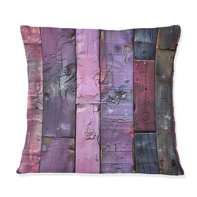 Coussin décoratif en bois récupéré II