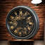 Champs Elysees 53cm Large Silent Wall Clock | Hand-Finished Decorative Wall Timepiece for Living Room or Office