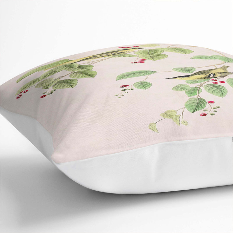 Square Throw Cushion, White, 40cm H x 40cm W x 15cm D