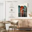 Avery Mid-Century Arches orange sarcelle I