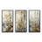 3 Pieces on Canvas - Beige Gray Tree Sycamore Symphony-1106644803-1106644800