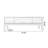 47.24" Nut-brown Solid Wood Rectangular Coffee Table
