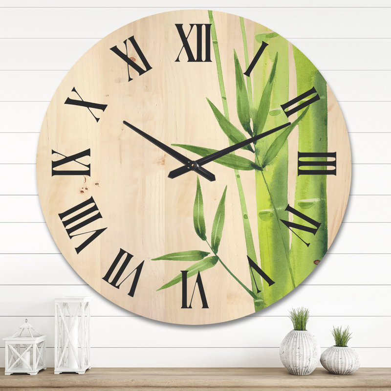 Solid Wood Wall Clock, Extra Large