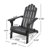 Comfortable And Stylish Foldable Adirondack Chair For Outdoor Relaxation, Ideal For Poolside And Patio Use-1544608471
