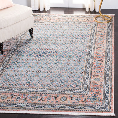 Tapis bleu / rose Kendleshire