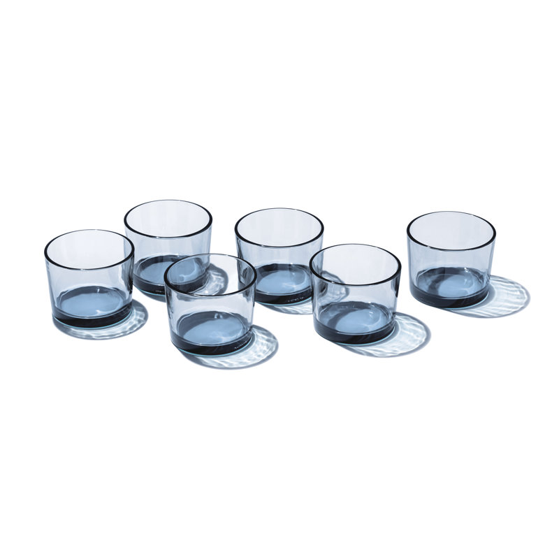 Stackables Blue Drinkware, Set of 12, Blue