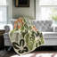 Spectrum Blossom Melody - couverture en sherpa de qualité supérieure 1 pièce - reproduction d'art luxueuse-97326623