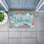 Tapis de porte d'extérieur Welcome Dreamy Garden, par Arrolynn Weiderhold, 18 po x 30 po