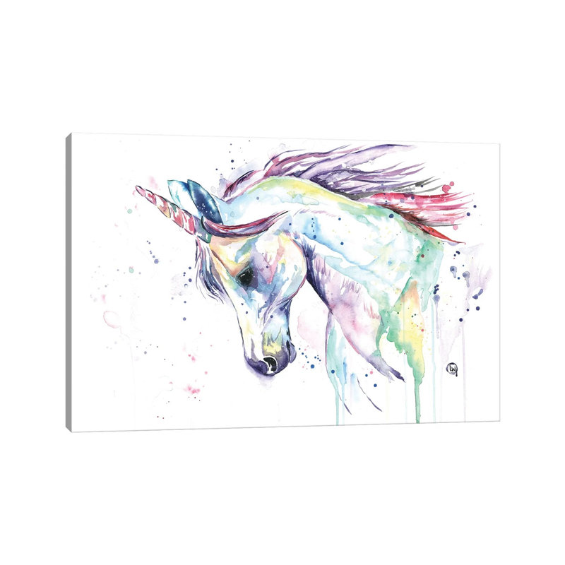 Kenzie's Unicorn by Lisa Whitehouse - Wrapped Canvas Painting, 152.5 cm H x 101.5 cm W
