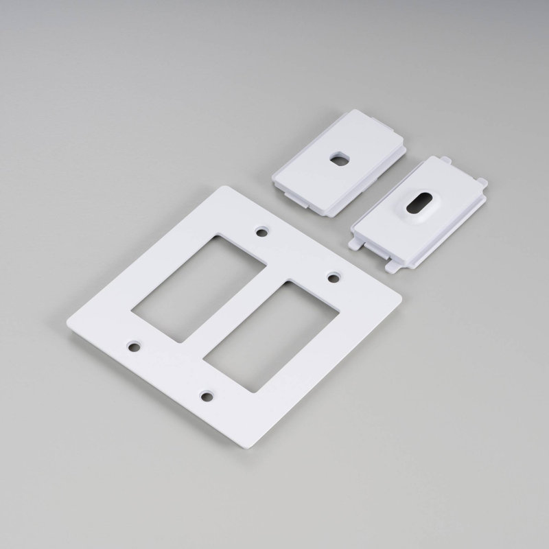2G Plate / Non-Logo, White