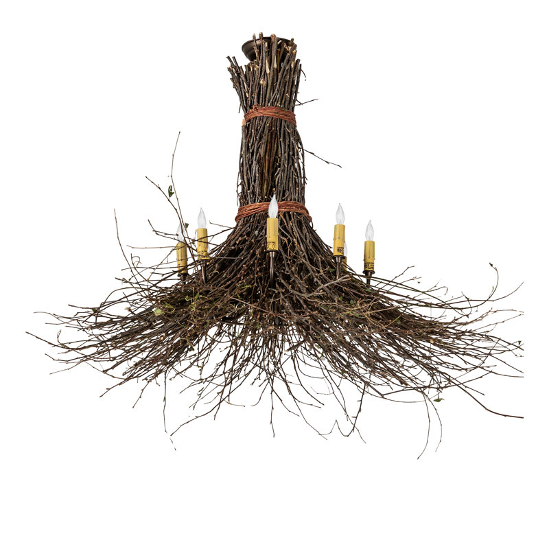 Lustre géométrique unique à 8 lumières Drager