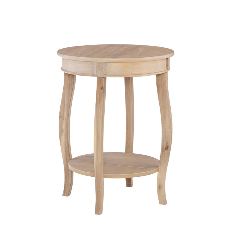 Table de bout avec rangement Everill, Naturel