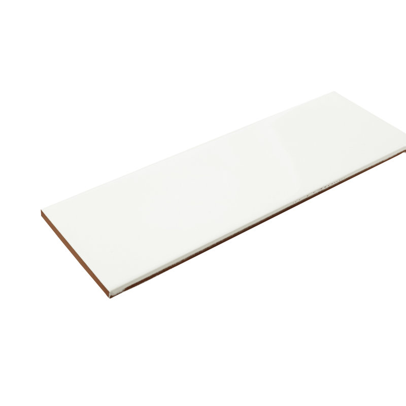 Grace 4" x 12" Ceramic Subway Tile, Bianco